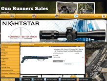 Tablet Screenshot of gunrunnersonline.com